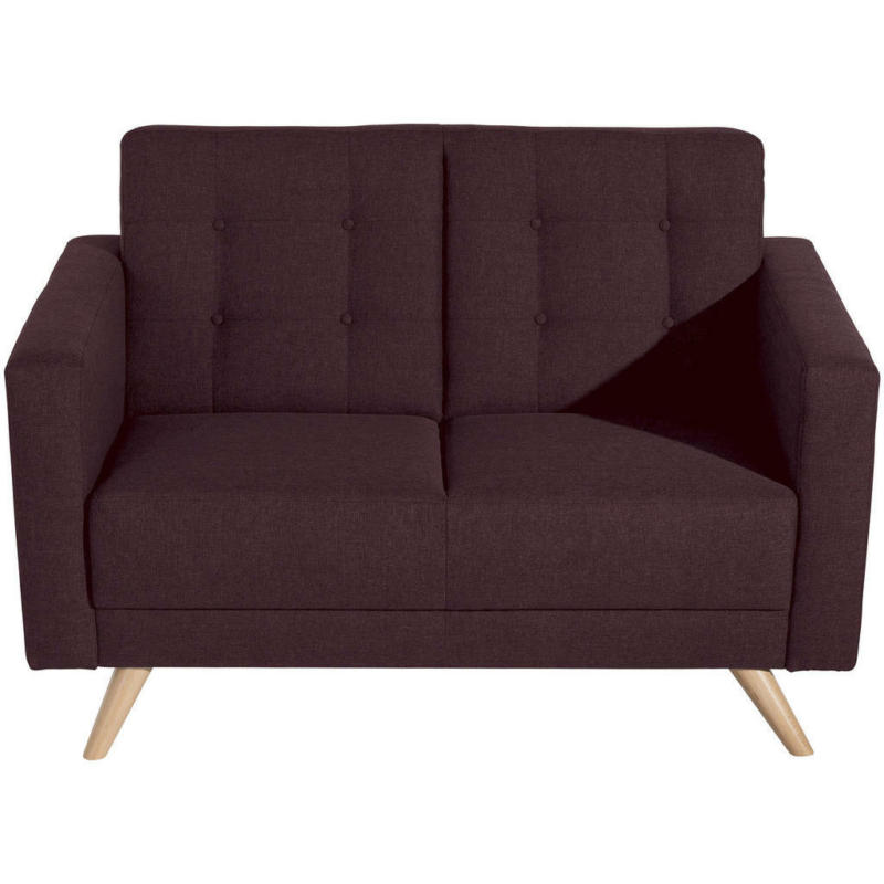 ZweisitzerSofa in Flachgewebe Dunkelrot ️ Online von XXXLutz Lauterach