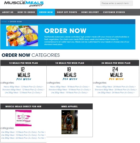 Muscle Meals Direct meal plans and food review MealPrep