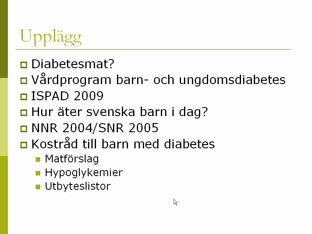 Mat till barn med diabetes Medfarm Play Uppsala universitet