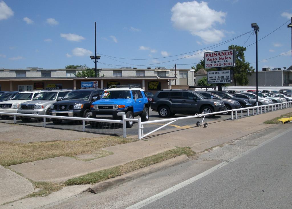 Paisanos Auto Sales Houston TX 77055 7138121041