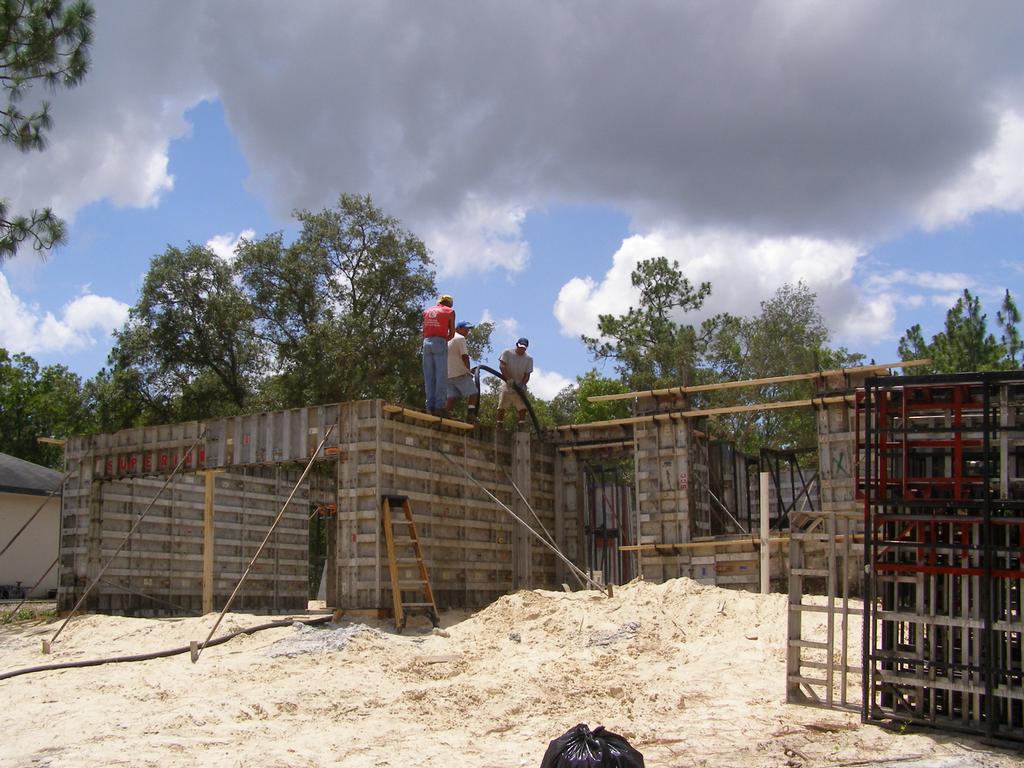 Our Solid Poured Concrete Walls are Wind Rated to 230MPH from Hadleigh