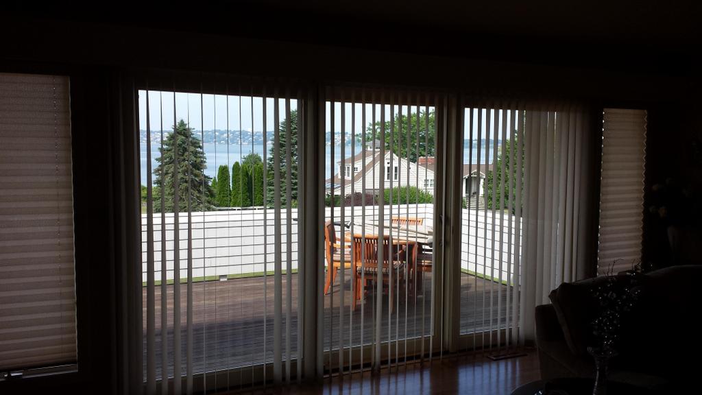 Patio Door Vertical Pleated Shades For Patio Door