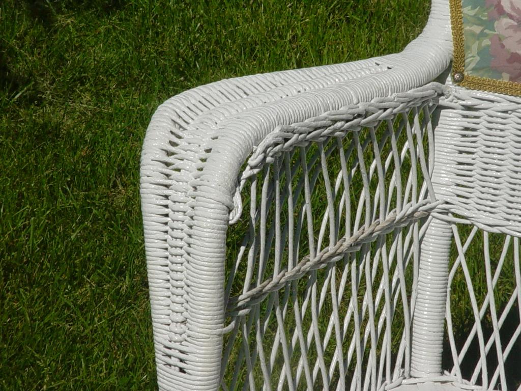 Cleaning your Summer Wicker Furniture TaleWeavers, Antique Chair