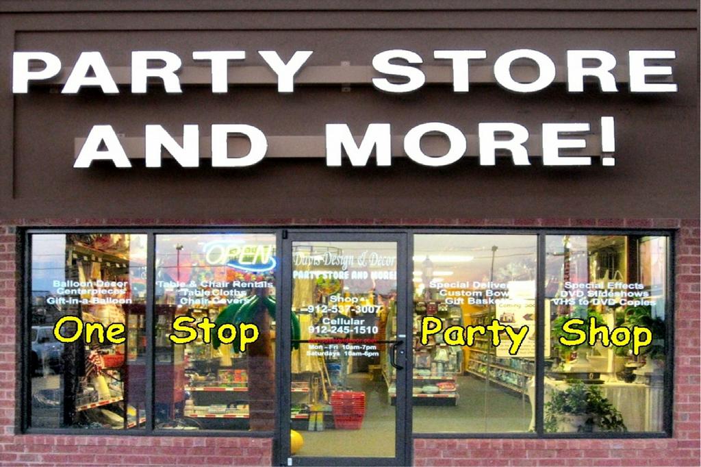 Party Store and MORE! Vidalia GA 30474 9125373007
