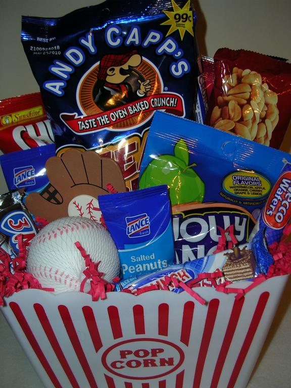 Baseball Themed Gift Basket.JPG from Baskets by Consuela in Fairburn