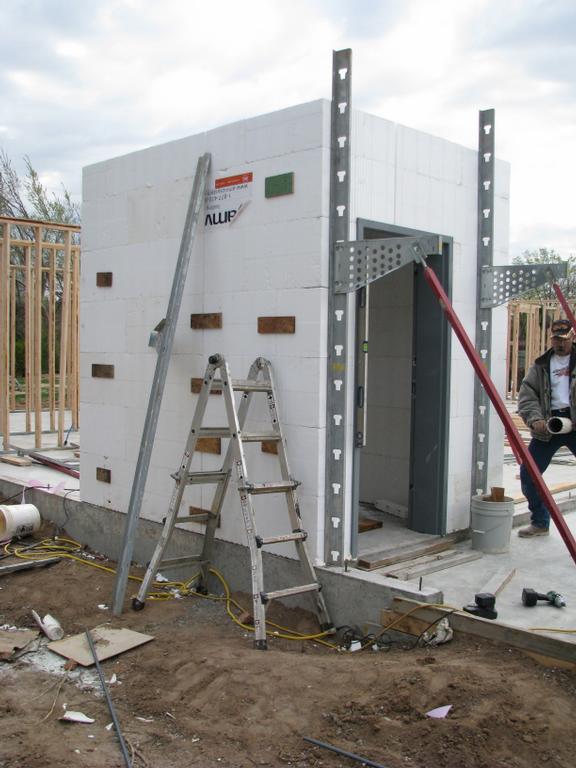 Master closetTornado shelter from Green Machine ICF Building Solutions