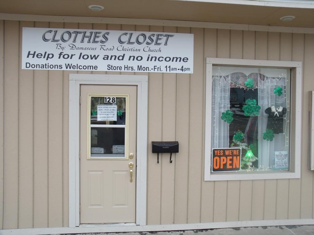 Clothes Closet by Damascus Road Christian Church Decatur IN 46733