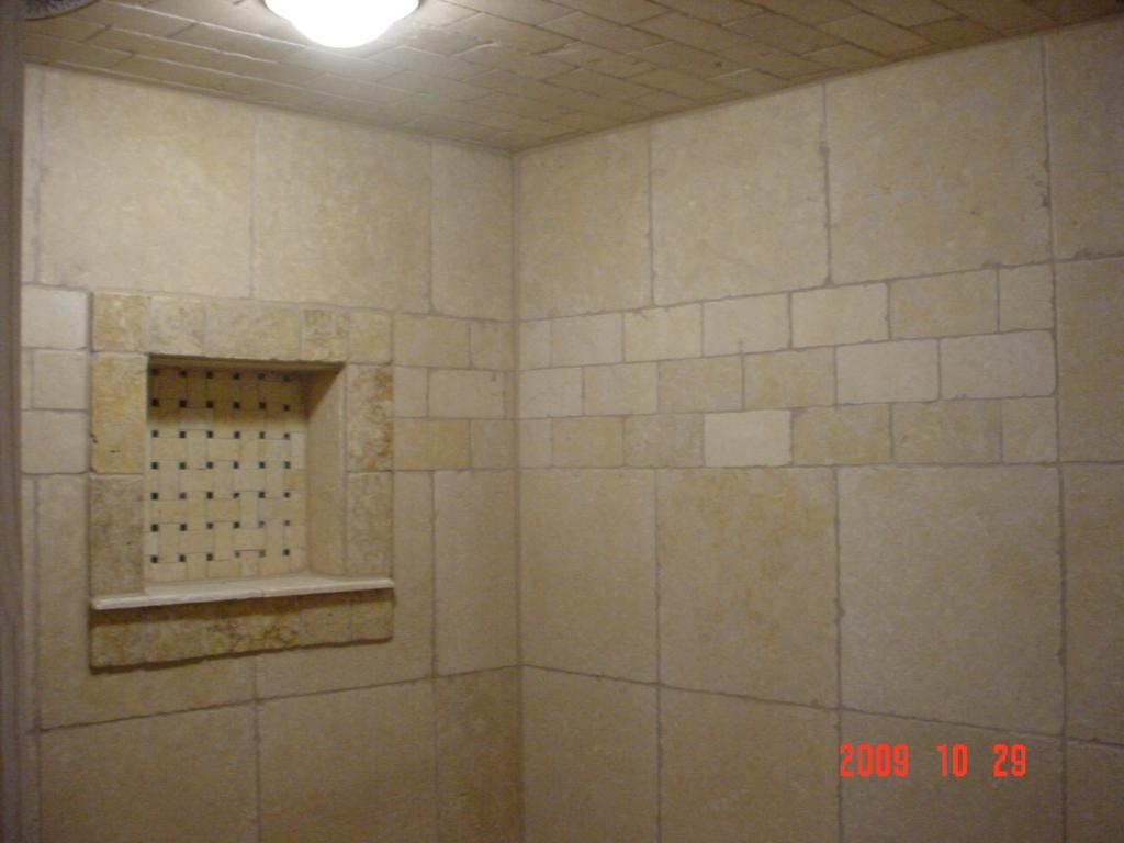 Custom Shower Niche from LG Hewitt Custom Builders in Hilton Head