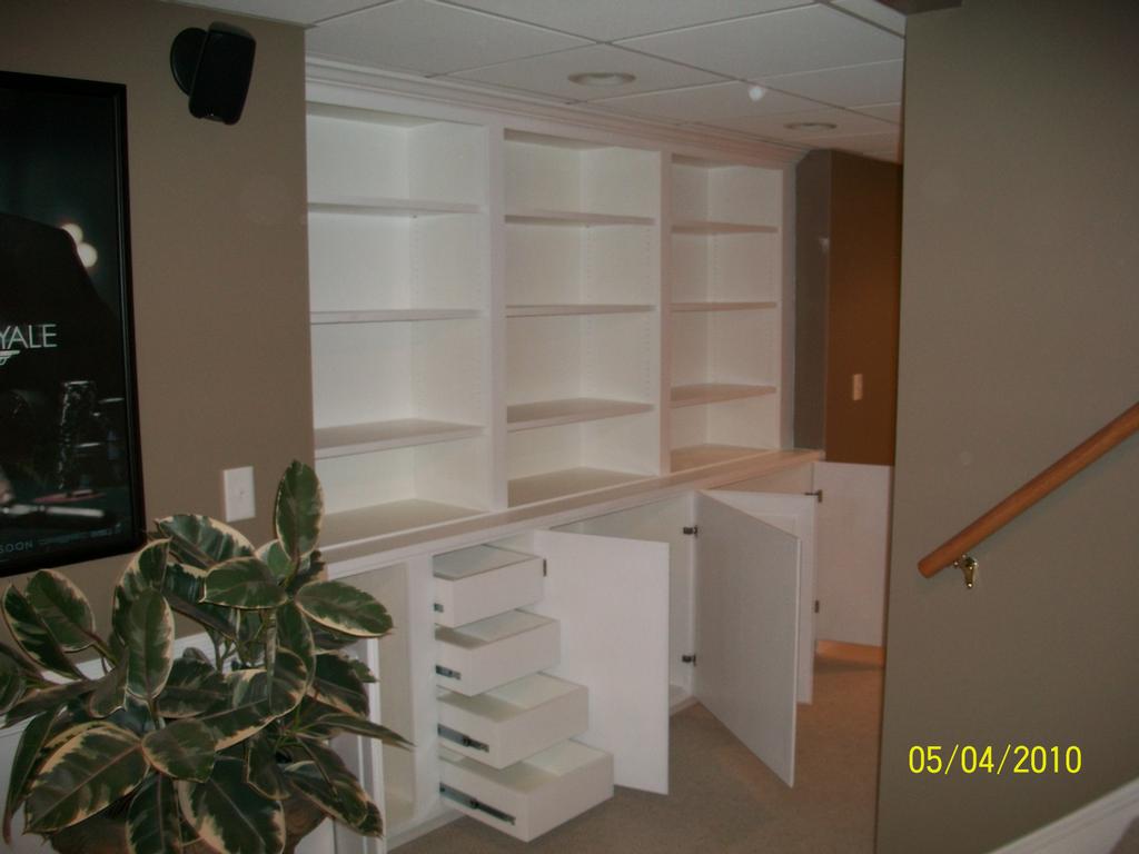 Custom builtin bookcases and from A Cut Above Carpentry in Smithsburg, MD 21783