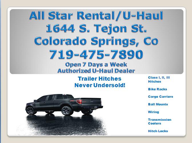 All Star Rental Colorado Springs CO 80905 7194757890