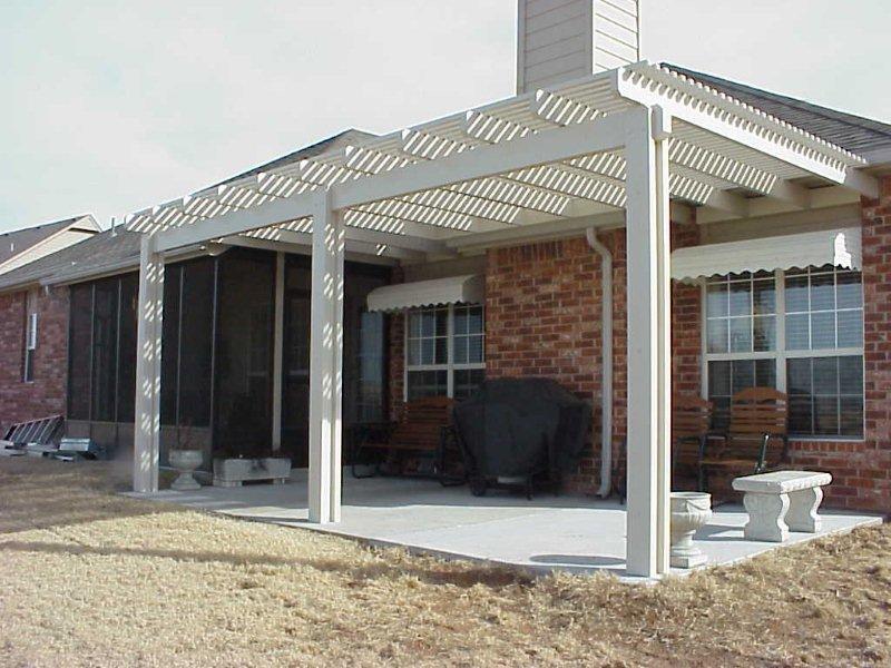Alumawood Pergola/ Lattice Patio Cover from Phoenix Builders of Tulsa