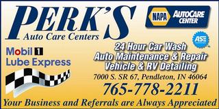 Map and Directions to Perk's Mobil 1 Lube Express / NAPA AutoCare / Car