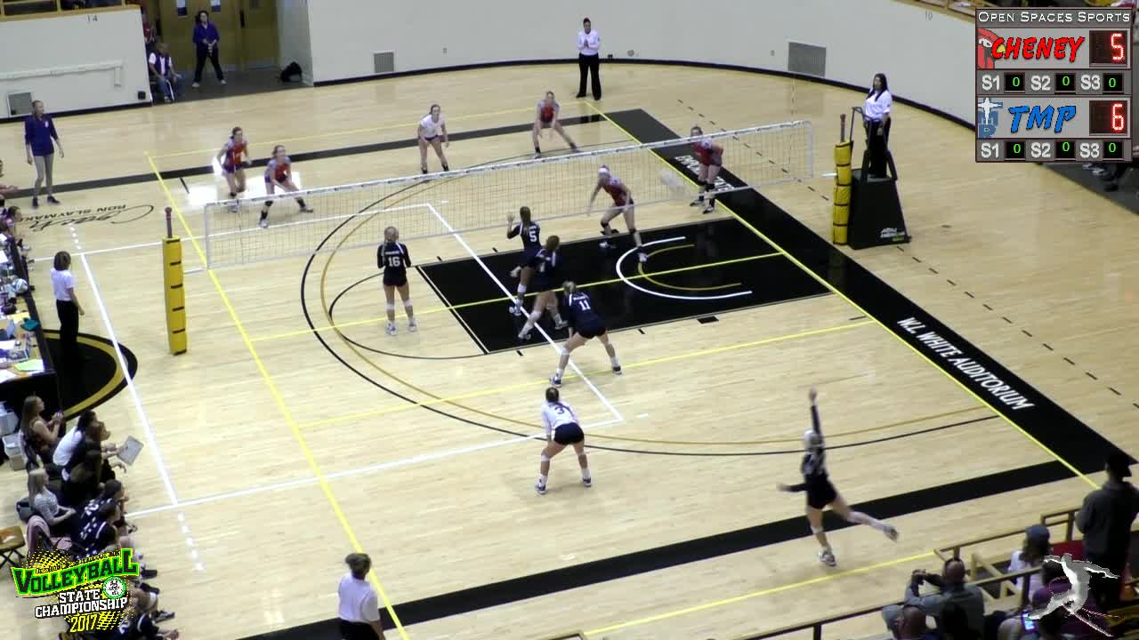 Cheney vs TMP "3A State Championship" Volleyball OpenSpacesSports2