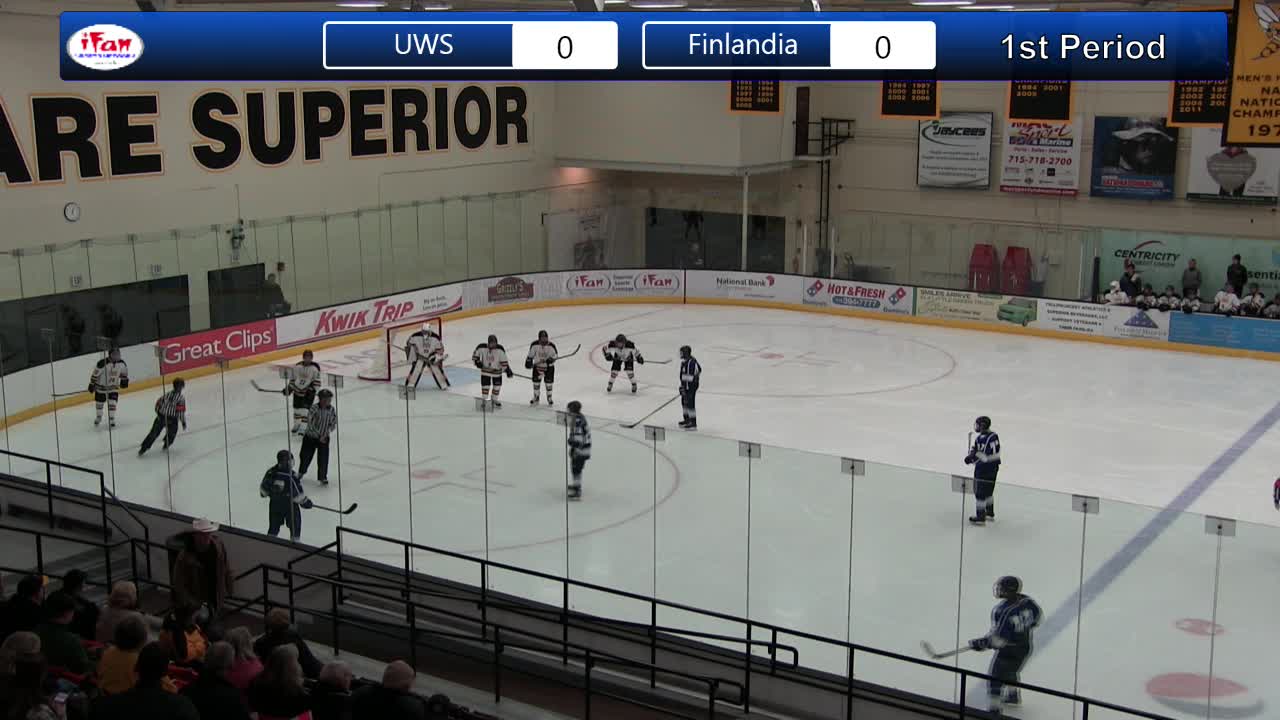 Finlandia at UWSuperior Hockey