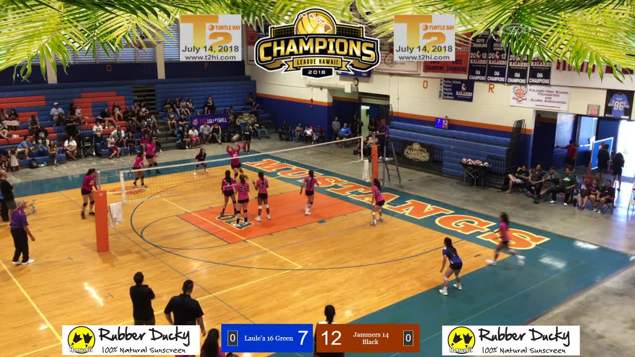 2018 Champions League Hawaii 16U Silver Championship Volleyball ChampionsLeagueHI
