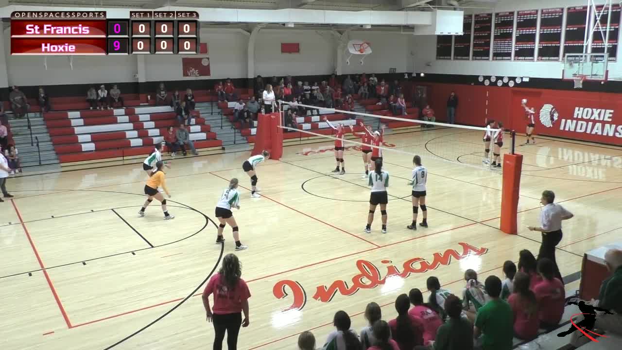 St. Francis vs Hoxie Volleyball OpenSpacesSports2