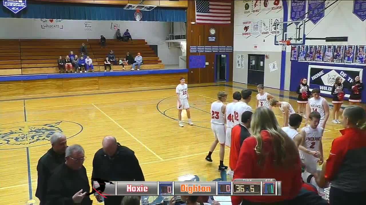 Hoxie vs Dighton (B) NWKL Basketball OpenSpacesSports2