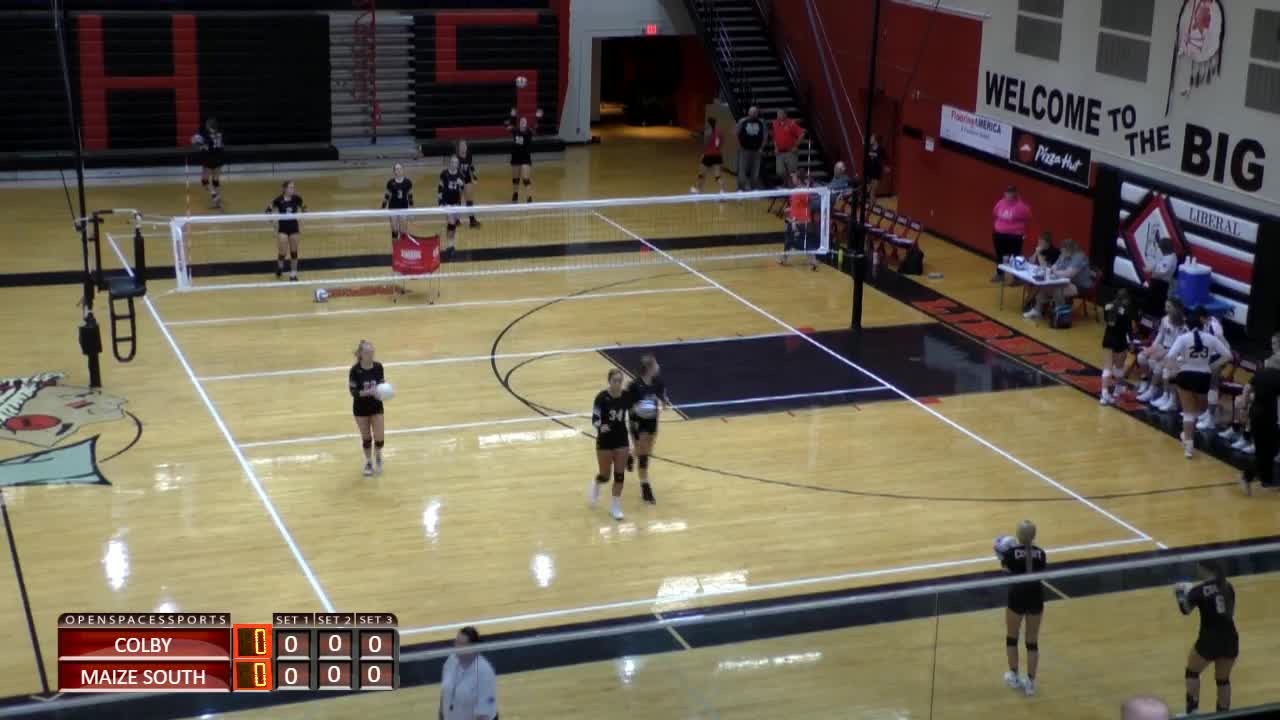 Colby vs Maize South (Liberal Invitational) Volleyball