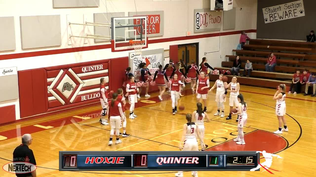 Hoxie vs Quinter (G) Basketball OpenSpacesSports2