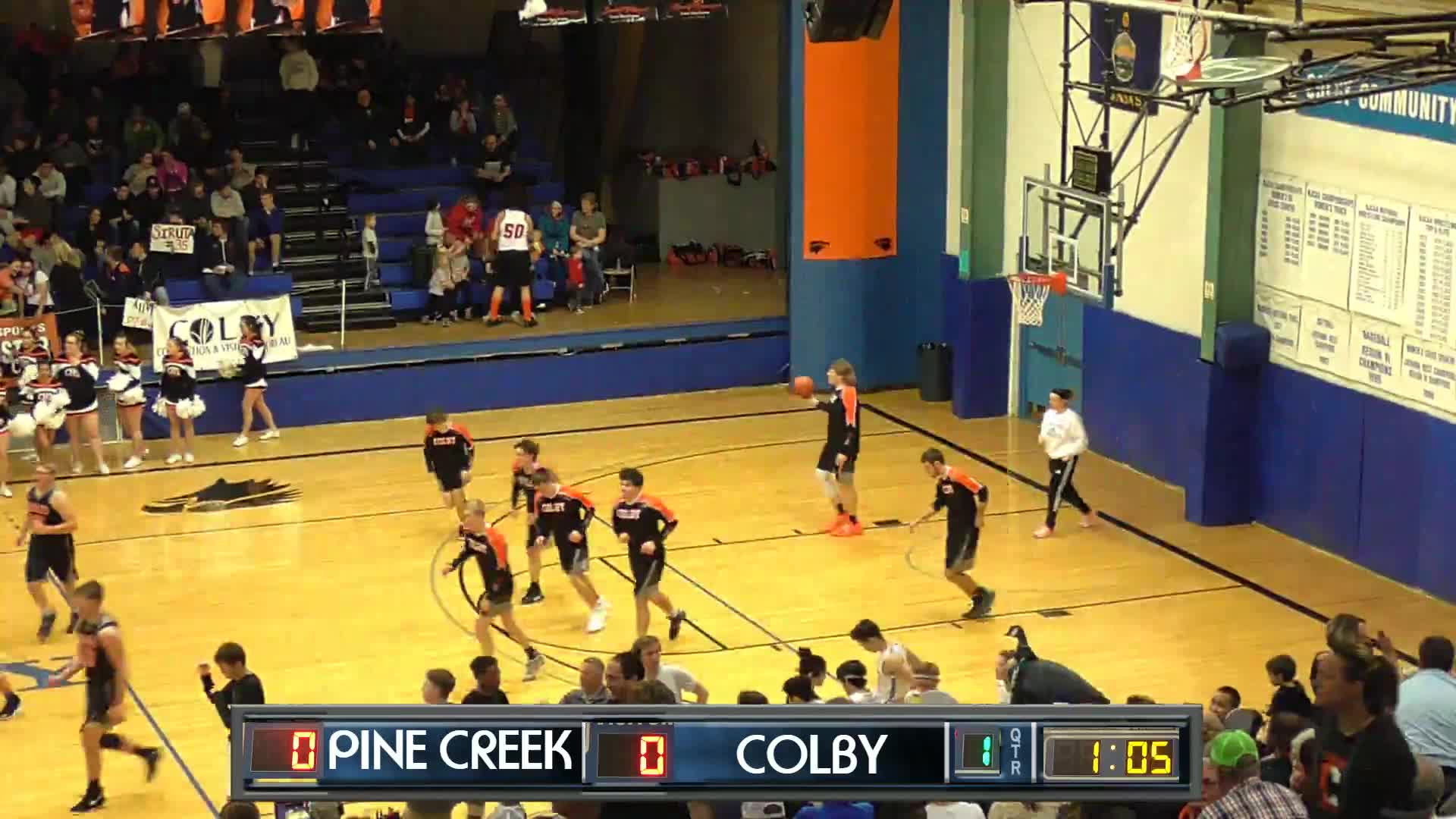 Colby vs Pine Creek (B) Basketball OpenSpacesSports1