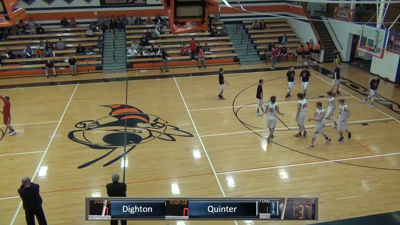 Dighton vs Quinter (B) 3rd Place NWKL Basketball OpenSpacesSports6