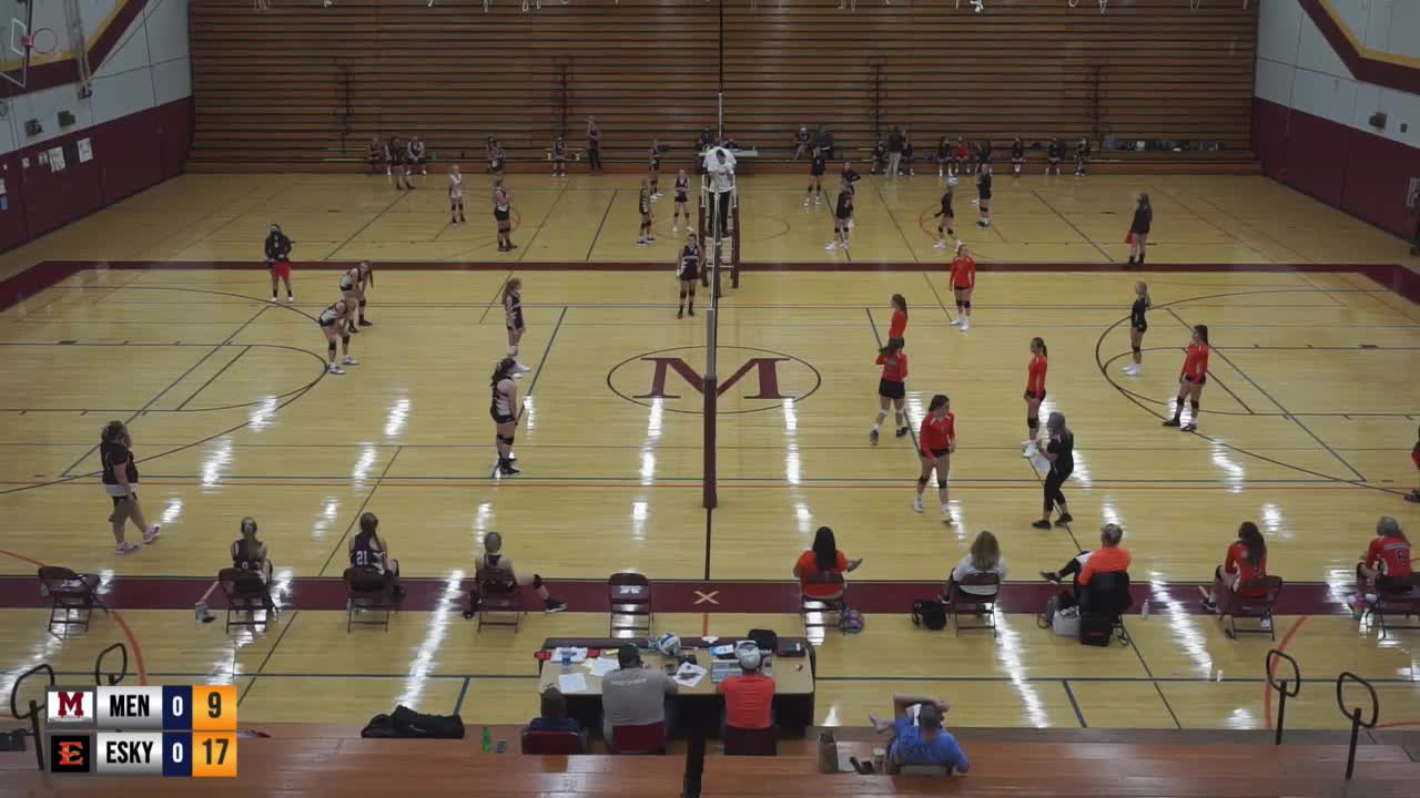 Menominee vs Escanaba Volleyball Volleyball MaroonsRadio