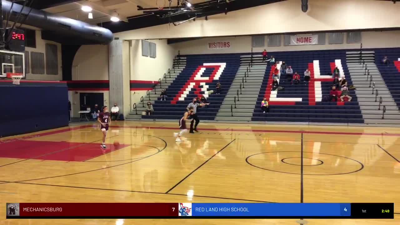 Boys Varsity Basketball at Red Land Basketball GoMechanicsburg