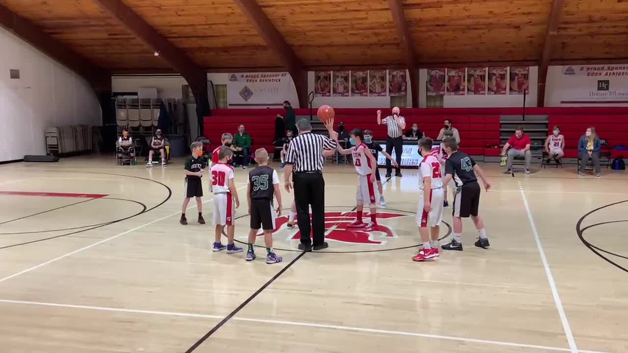 SKPS vs Eden Christian Academy Basketball SKPSHutelmyer