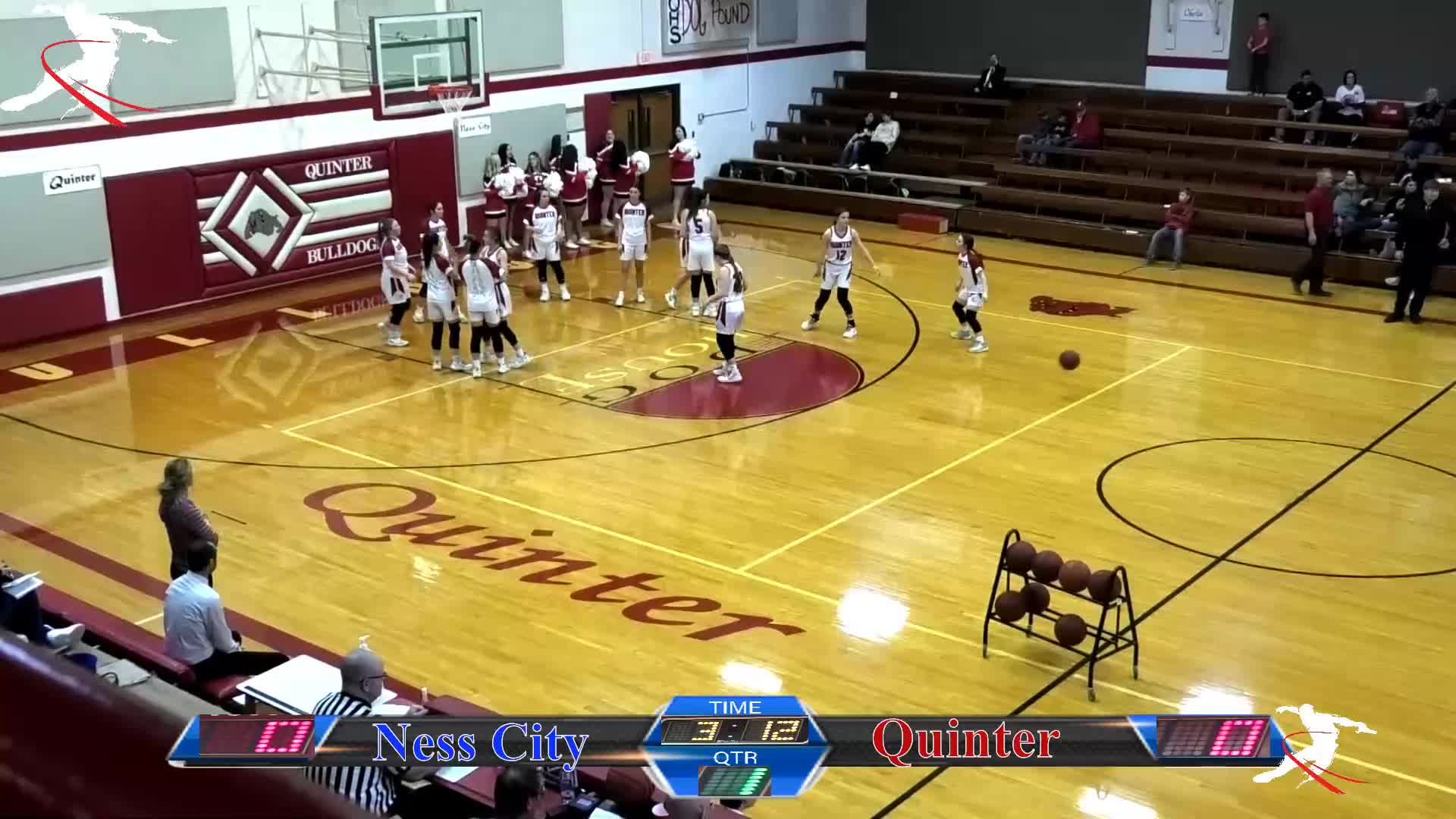Quinter vs. Ness City "G" Basketball OpenSpacesSports5