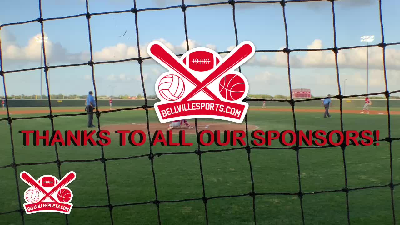 Bellville at El Campo District 24 4A Baseball Baseball BellvilleSports