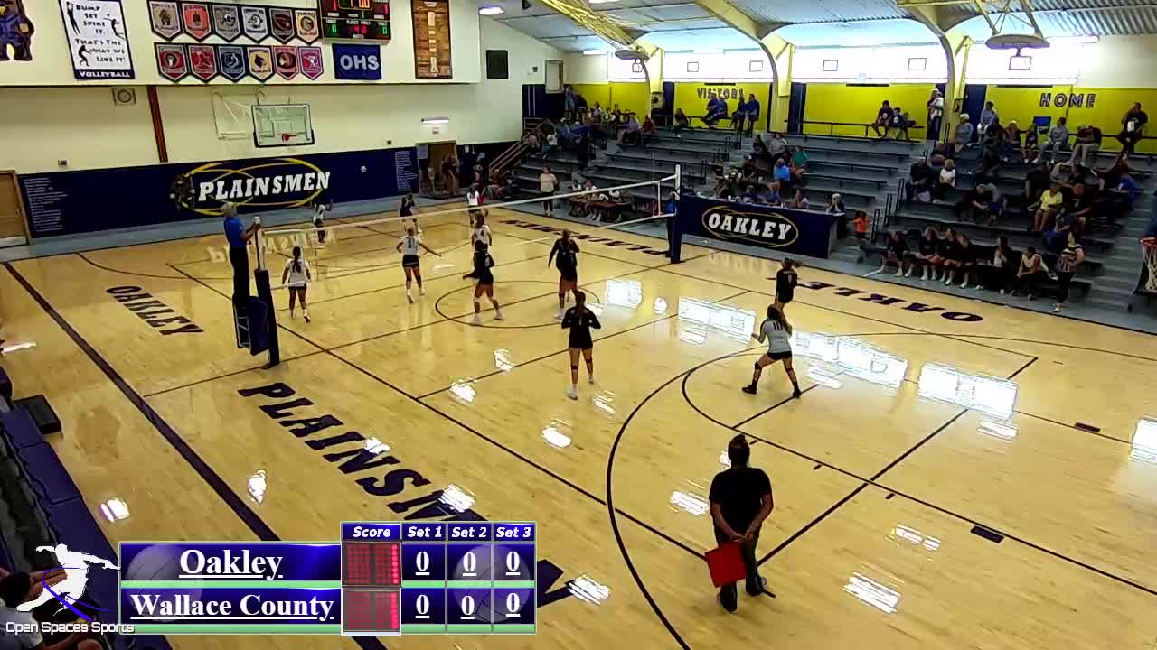 Wallace County vs Oakley (Wallace County Broadcast) Volleyball