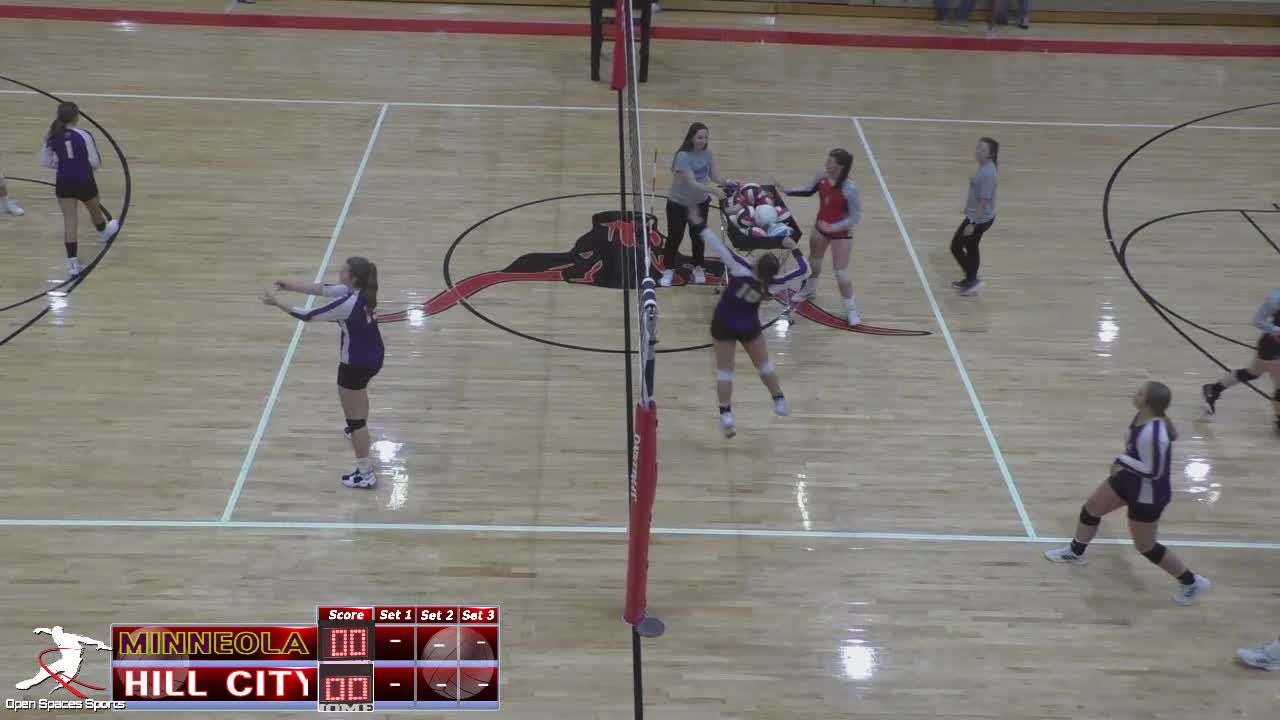 Hill City vs. Minneola (HODGEMAN COUNTY TOURNAMENT) Volleyball