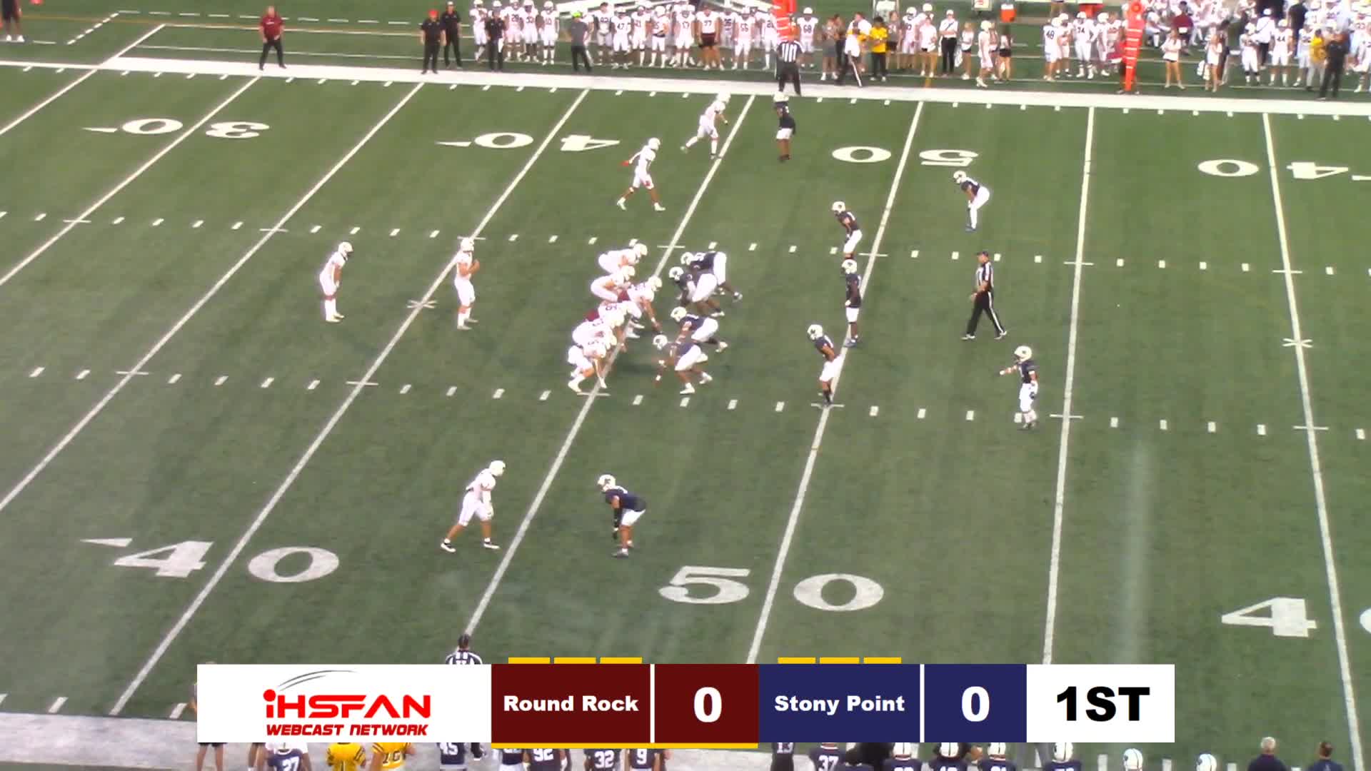 Round Rock Dragons at Stony Point Tigers Football IHSFAN11