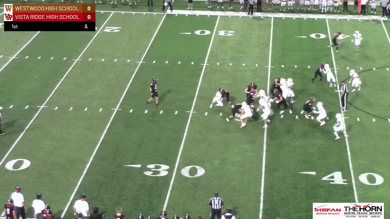 Westwood Warriors Football Presented by Discount Electronics Football IHSFAN1