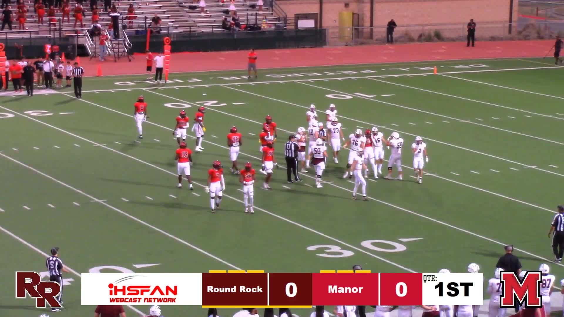 Manor Mustangs at Round Rock Dragons Football IHSFAN6