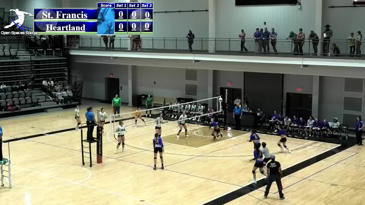 St. Francis vs. Heartland Christian Volleyball OpenSpacesSports5
