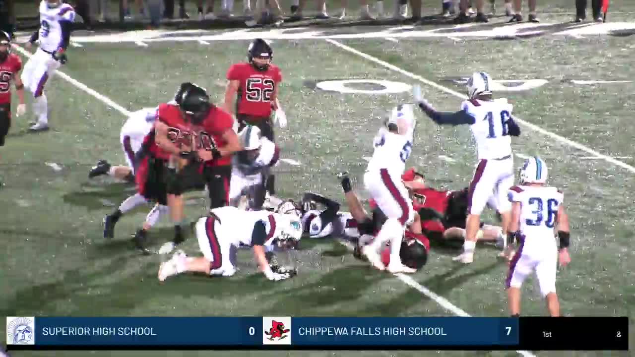 FB Superior at Chippewa Falls Football