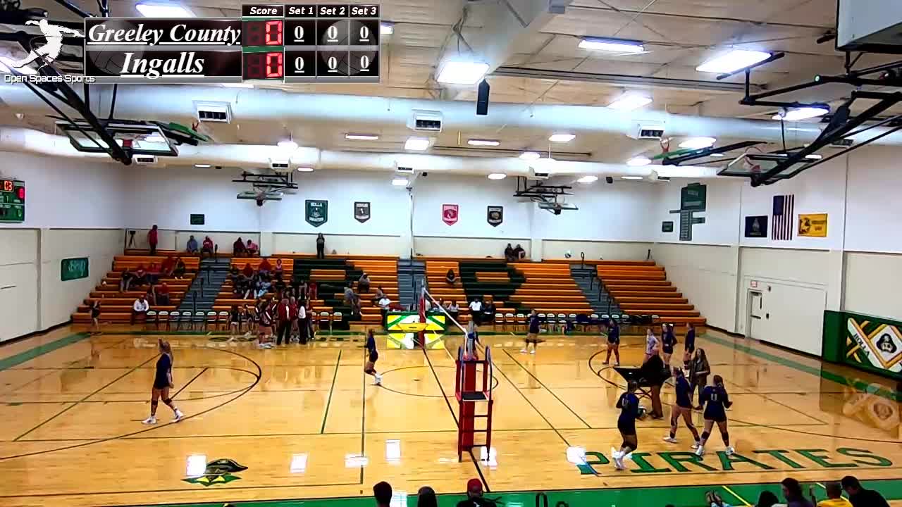 Greeley County vs. Ingalls (1aD2 SubState Championship) Volleyball