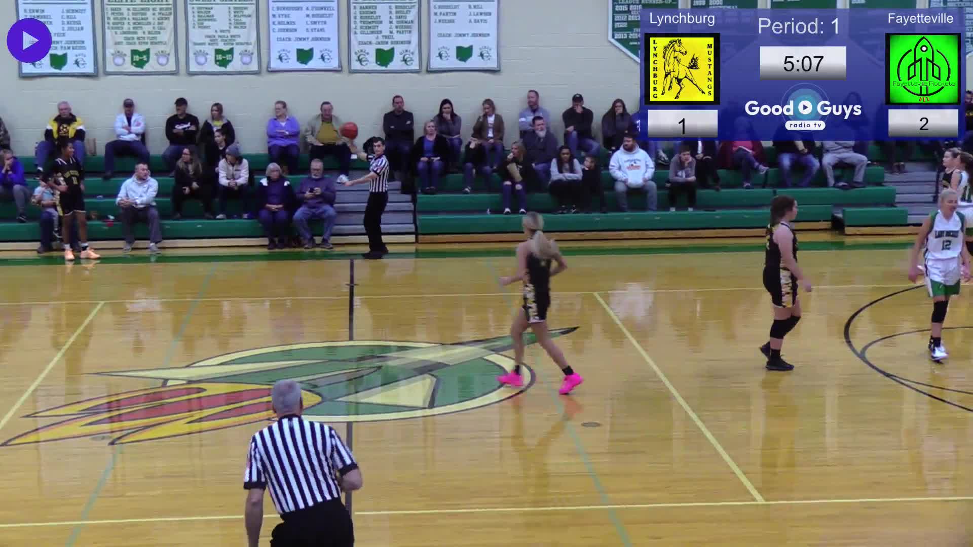 Lynchburg Clay at Fayetteville Girls Basketball Basketball