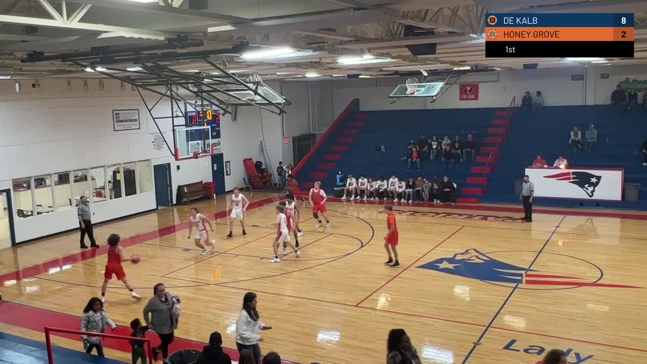 Honey Grove Warriors vs De Kalb Tigers Basketball HGAthletics