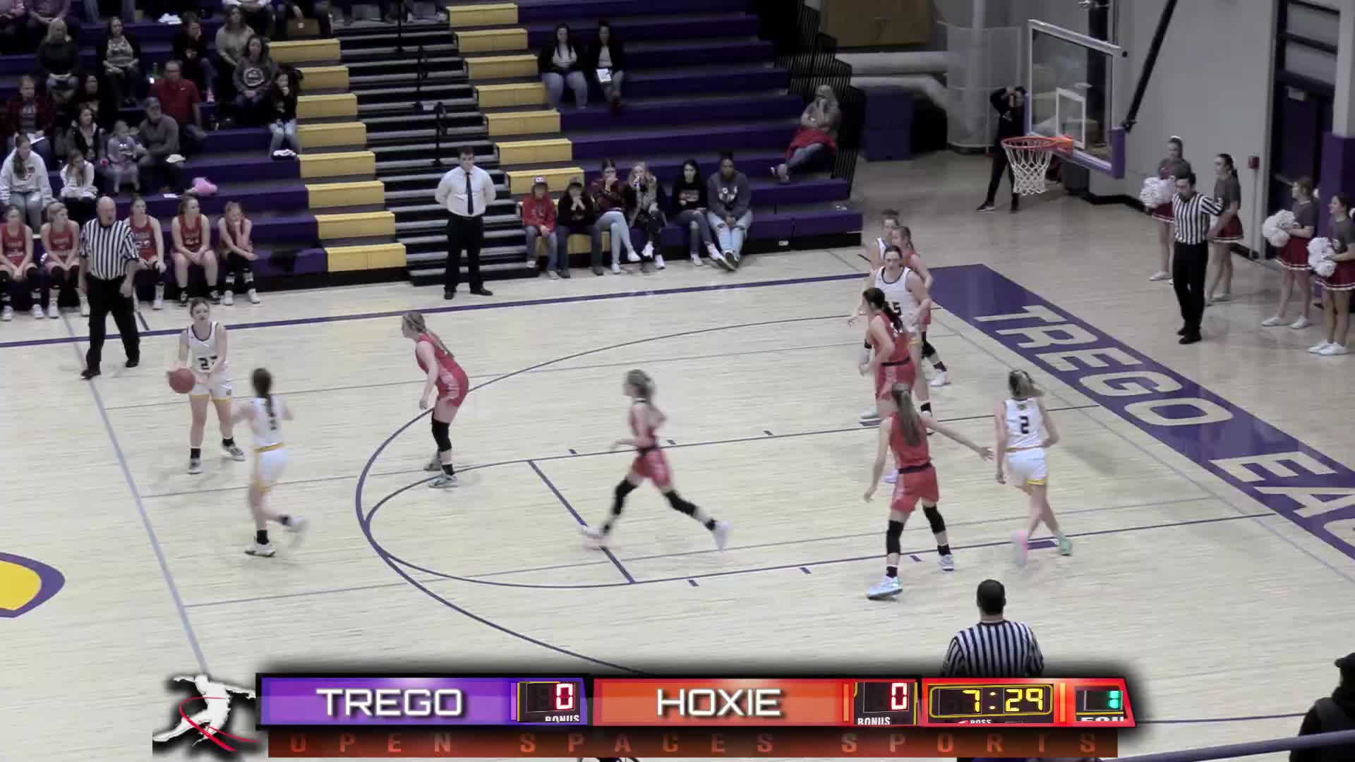 Trego vs Hoxie (G) Basketball OpenSpacesSports2