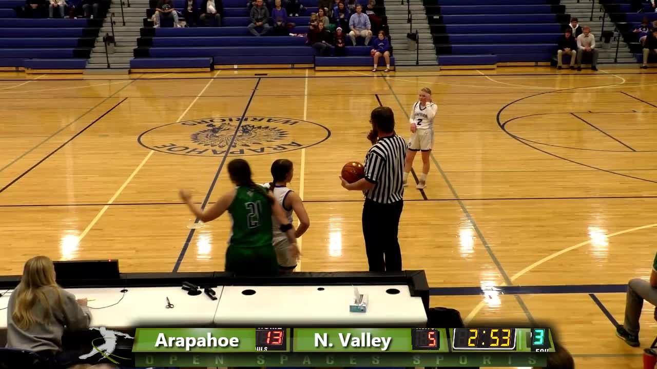 Northern Valley Arapahoe JV (1/2 Girls and 1/2 Boys) Basketball OpenSpacesSports7