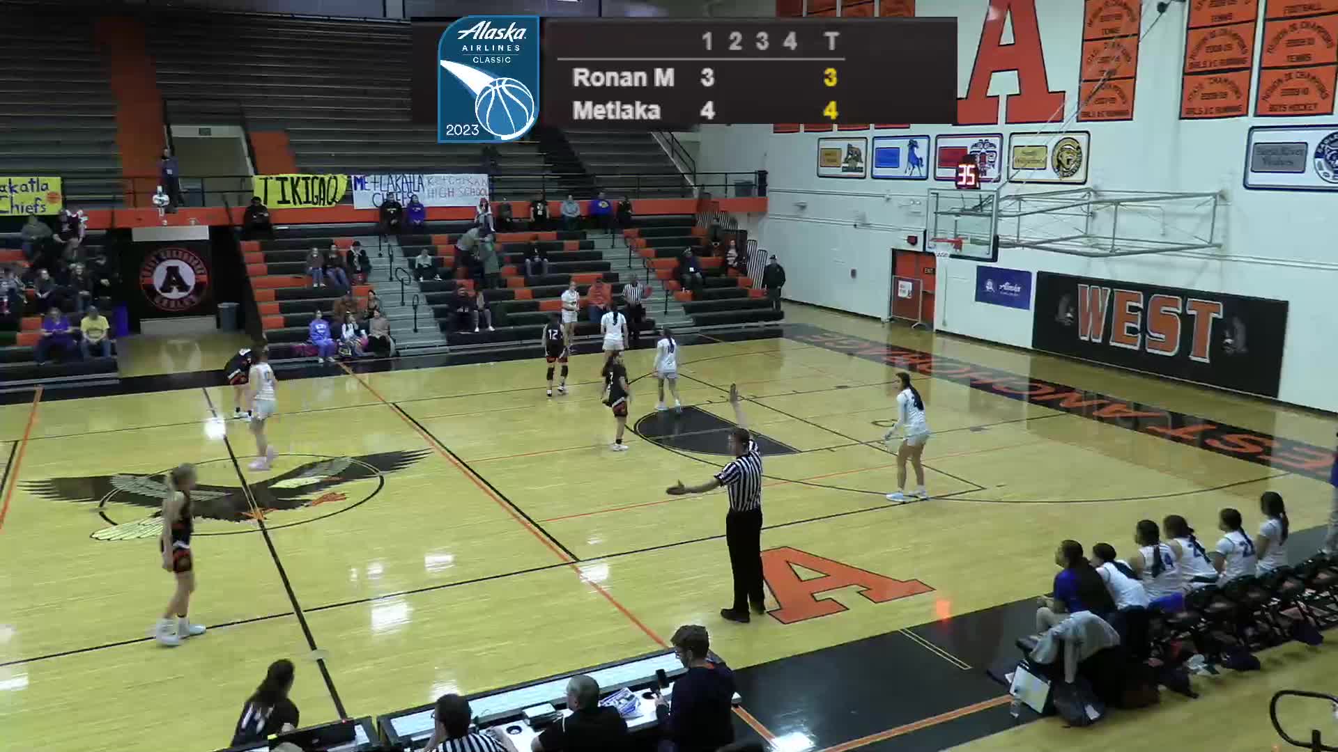 2023 Alaska Airlines Classic Game 1 Ronan vs Metlakatla Basketball