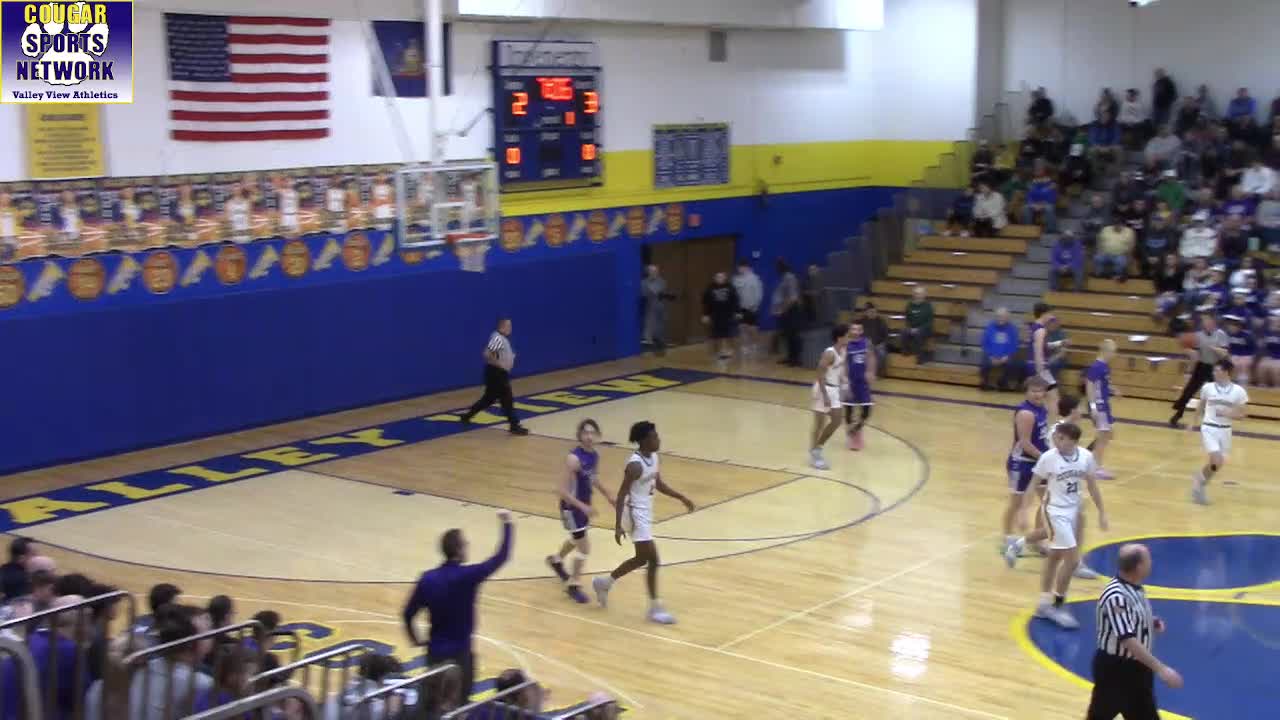 Boys Basketball Shamokin at Valley View Basketball