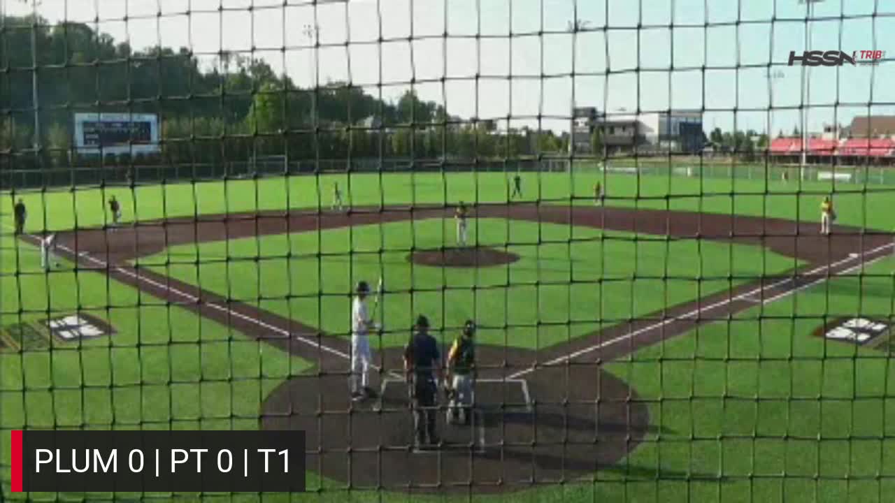 WPIAL Baseball 5A Consolation Plum vs. PennTrafford Baseball