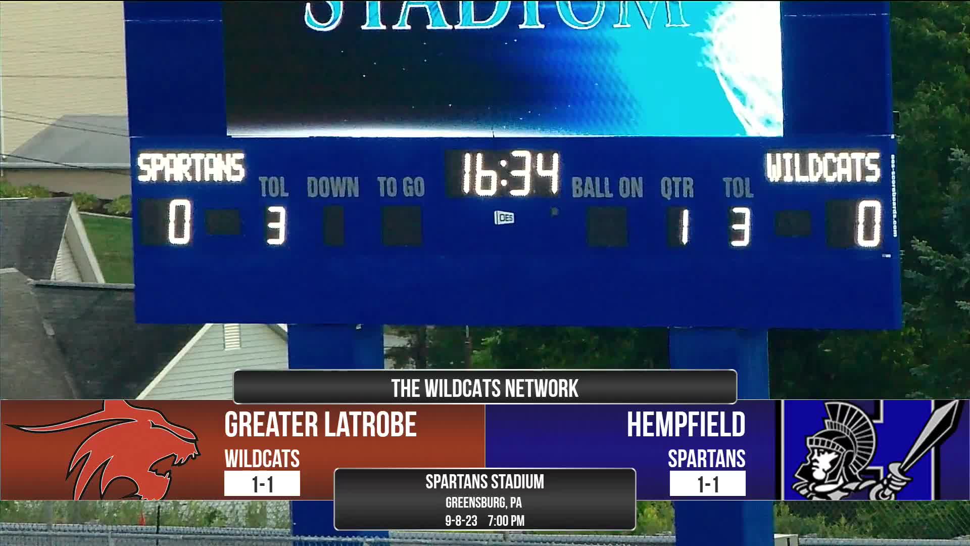 Varsity Football GL vs Hempfield Football ShowcaseLive