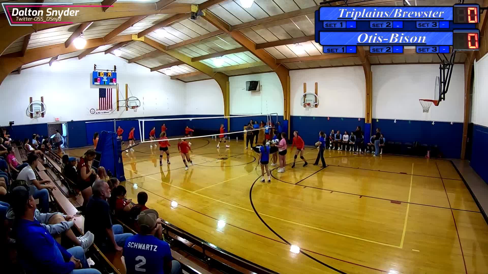 Triplains/Brewster vs. OtisBison Volleyball OpenSpacesSports5