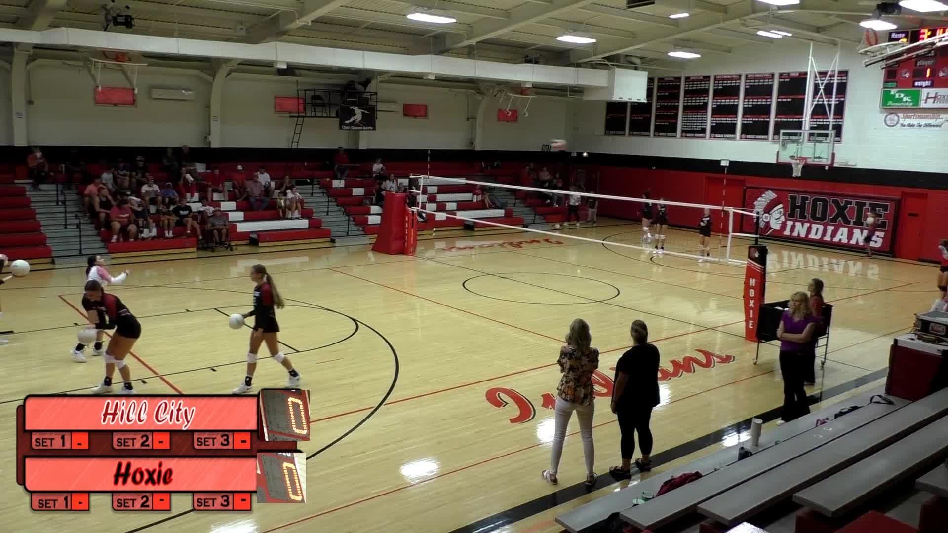 Hill City vs. Hoxie (Hoxie Triangular) {HC BROADCAST} Volleyball
