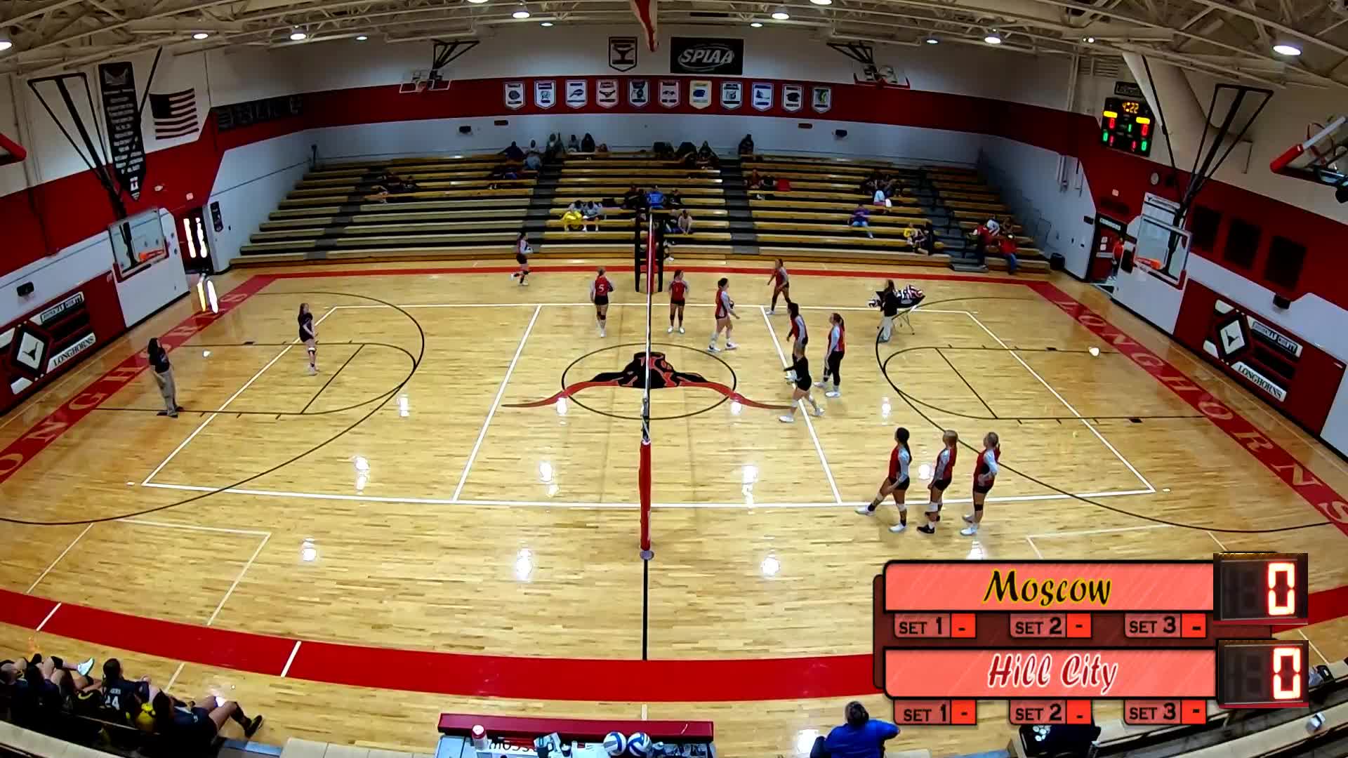 Hill City vs. Moscow (HODGEMAN COUNTY TOURNAMENT) Volleyball
