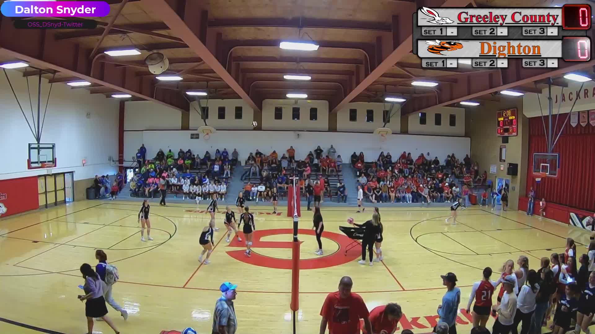 Greeley County vs. Dighton (1aD2 SubState Semifinals) Volleyball